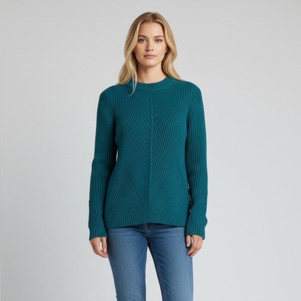 🔸Sandwich Teal Women's Crew Neck Sweater